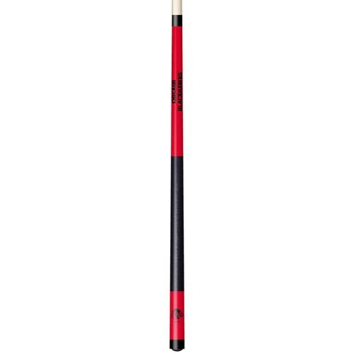 Imperial - Chicago Blackhawks Team Color Laser-Etched Cue Stick - Red-Front_Standard 
