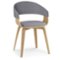 Simpli Home - Lowell Bentwood Dining Chair - Light Gray-Front_Standard