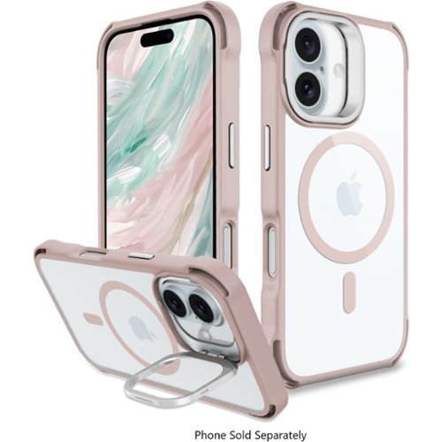 SaharaCase Venture-X Series Kickstand Case with MagSafe for Apple iPhone 16 - Desert Rose GLOBAL SHIPPING