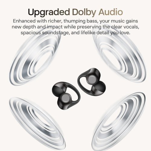 Shokz OpenDots 2 Open-Ear Clip-On True Wireless Bluetooth Earbuds - Black BUY IN EUROPE