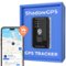 ShadowGPS - GPS Tracker with Real-Time Location, Motion Alerts, Geofencing, Rechargeable Battery & 1-Year Trip History - Black-Front_Standard