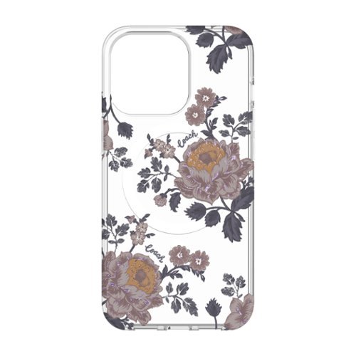 Coach - Protective Hardshell Magsafe Case for iPhone 13 Pro - Moody Floral-Front_Standard 