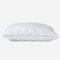 SHEEX - Sleep Tech Down Alternative Stomach/Back Sleeper Pillow - Queen - Bright White-Front_Standard