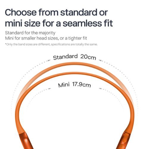 Shokz OpenRun Pro 2 Mini Wireless Bone Conduction Open-Ear Bluetooth Sports Headphones - Orange WHERE TO BUY