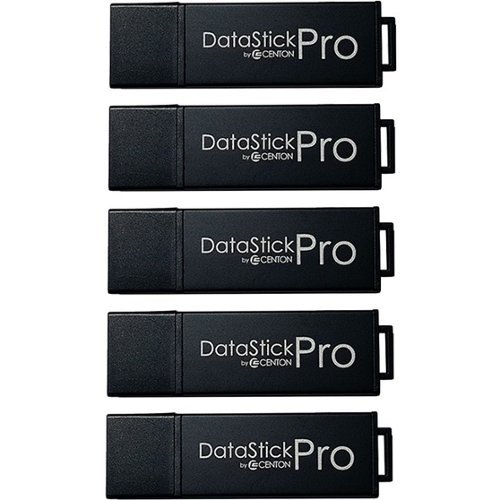 Centon - VALUEPACK USB 3.0 DATASTICK PRO , 64GB, 5 PACK - Black-Front_Standard 