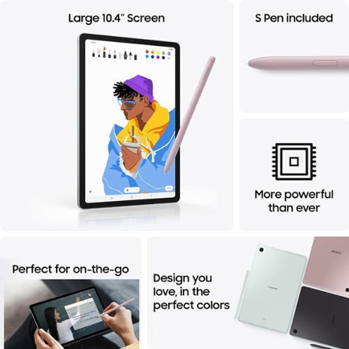 Samsung Galaxy Tab S9 FE 10.9 Inch, 128 GB Lavender - Best Buy