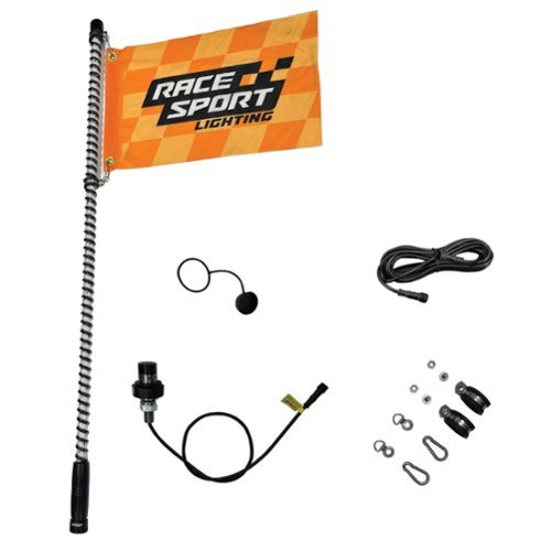 Race Sport COLORTRAIL 4’ LED RGBW Dynamic Whip Light - Multi WORLDWIDE DELIVERY