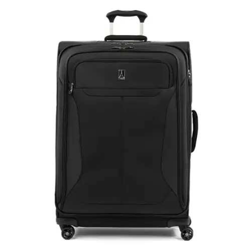 Front. Travelpro - Travelpro Tourlite Softside Expandable Luggage 29" Checked Spinner - Black.