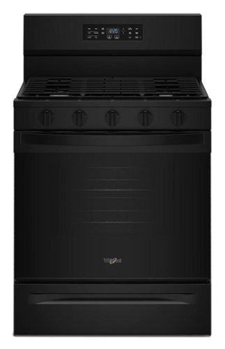 Whirlpool - 5.0 Cu. Ft. Freestanding Gas Range with Air Cooking Technology - Black