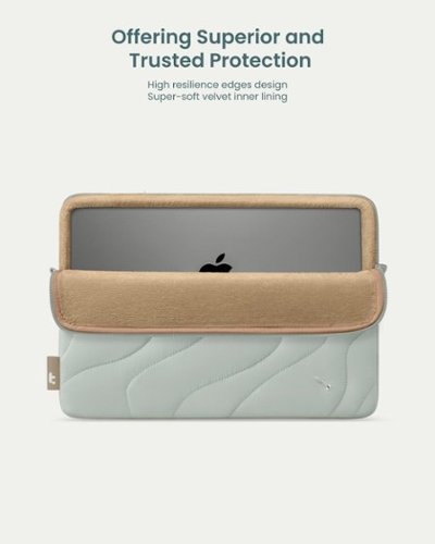 tomtoc Terra-A27 Puff Recycled Laptop Sleeve Bag for 13-inch MacBook Air M4 A3240/M3/M2/M1, 13 Inch MacBook Pro, Quilted Design - Lakeshore SHOP ONLINE