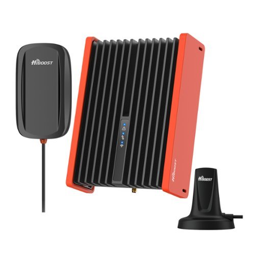 HiBoost - Travel 3.0 Car Cell Phone Signal Booster Kit - Red-Front_Standard 
