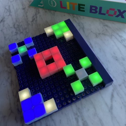 E-Blox Lite Blox: BYO Light Mosaics - 30pcs, Colorful LED Toy, Ages 3+ WHERE TO BUY