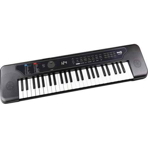 Rockjam - 49-Key Keyboard Piano with Lesson Book & Learning Features Model RJ49M - Black-Front_Standard 