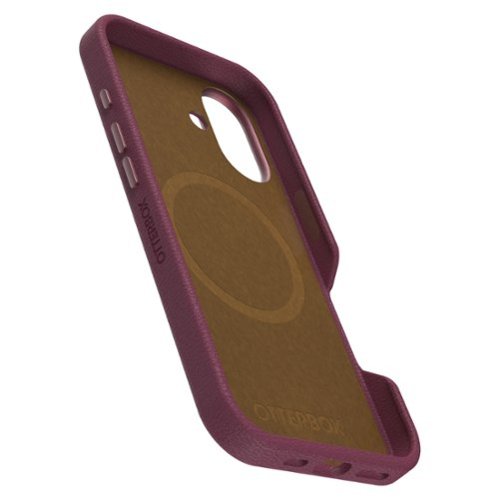 OtterBox Symmetry Cactus Leather Series Hard Shell for MagSafe for Apple iPhone 16 - Maroon Bells WORLDWIDE DELIVERY