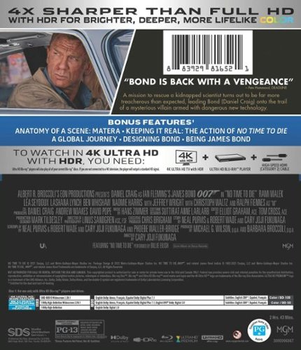 No Time to Die (4K Ultra HD + Blu ray) [UHD] [Standard] [4K Ultra
