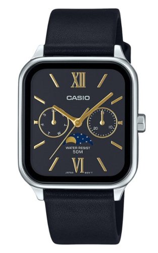 Casio Standard Analog Quartz MTP M305L 1A2V Leather Strap Dial