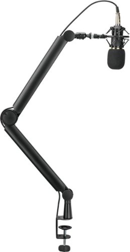 ACGAM Boom Arm Microphone Mic Stand with 3/8'' to 5/8'' Screw Adapter for Blue Yeti HyperX QuadCast Shure SM7B and other Mic WORLDWIDE DELIVERY