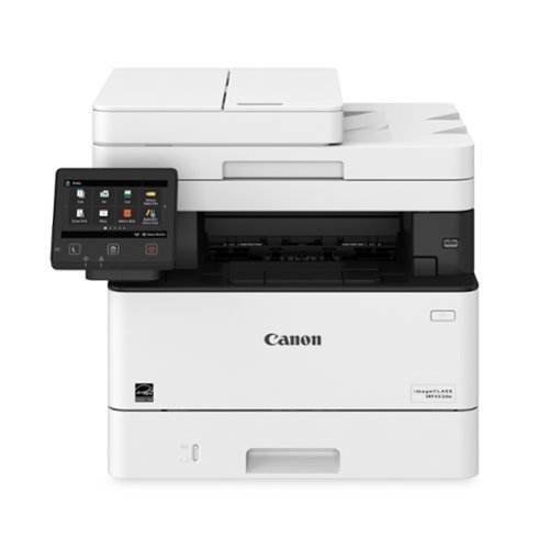 Canon - imageCLASS MF452dw Wireless Black-and- All-In-One Laser Printer with Fax - White-Front_Standard 