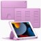 VIKESI - Magnetic Case for iPad 10.2" 7th/8th/9th Gen, Shockproof, Pencil Holder, Auto Wake/Sleep, Multi-Angle Stand - Purple-Front_Standard