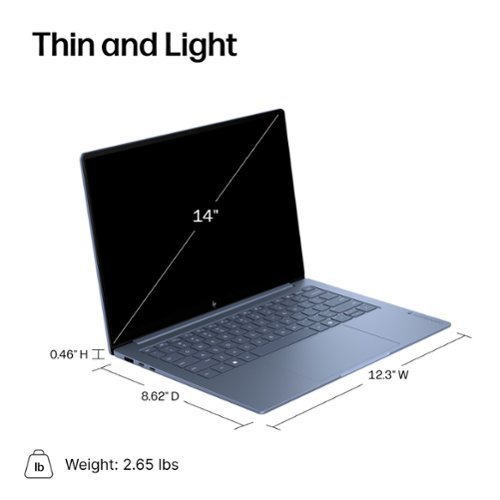 HP Omnibook 5 - 14” 2K OLED Touchscreen Laptop - Intel Core 5 Series 3 (2026) - 8GB Memory - 256GB SSD - Starlit Blue BUY IN UAE