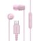 Sony - USB-C Wired In-ear Headphones - Pink-Front_Standard