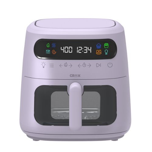 CRUX - 8-qt. Digital Air Fryer Kit with TurboCrisp - Limited Edition Lavender-Front_Standard 