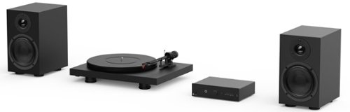 Pro-Ject - Colorful Audio System w/ Turntable, Amplifier & Speakers - Satin Blue