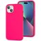 Entronix - iPhone 14 Plus Case - Soft-Touch Liquid Silicone for Ultimate Protection - Hot Pink-Front_Standard