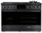 Dacor - Contemporary 6.6 Cu. Ft. Slide-In Double Oven Dual Fuel Four-Part Pure Convection Range with GreenClean and RealSteam - Graphite Steel-Front_Standard