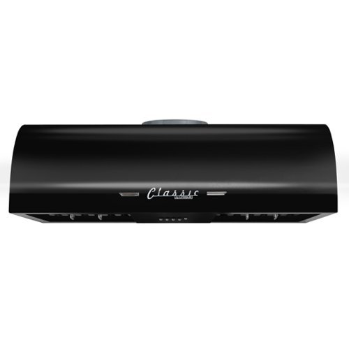 Unique Appliances - 24 inches - Externally Vented - Under cabinet Range Hood - Midnight Black