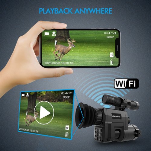 Rexing Digital Rechargeable Tripod Scope - Black SHOP ONLINE