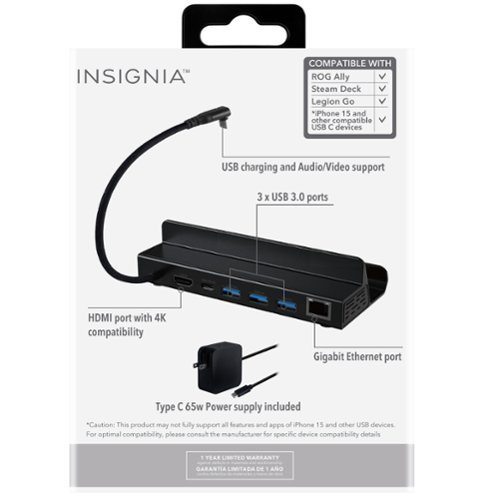 Insignia™ Rog Ally Docking Station BUY IN EUROPE