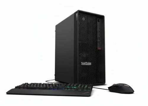 Lenovo - Refurbished Excellent - ThinkStation P340 Tower Intel i7 10th 32GB Ram 1TB SSD NVIDIA P2200 5GB-Front_Standard 
