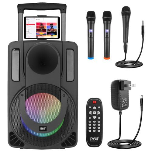 Pyle - 10’’ Portable PA Speaker System - Wireless-Front_Standard 