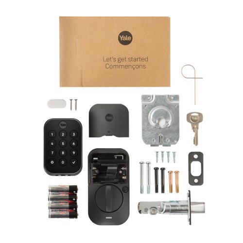 Yale Assure Lock 2 - Smart Lock Keyless Bluetooth Deadbolt with Push Button Keypad Access - Black Suede WHERE TO BUY