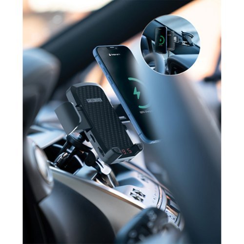 Car and Driver FM Transmitter Phone Mounting Kit - Black WORLDWIDE DELIVERY