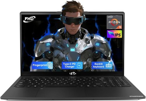 NIMO - 15.6 FHD IPS Laptop-Computer AMD Ryzen 5 16GB RAM 1TB SSD 3.7GHz - Black-Front_Standard 
