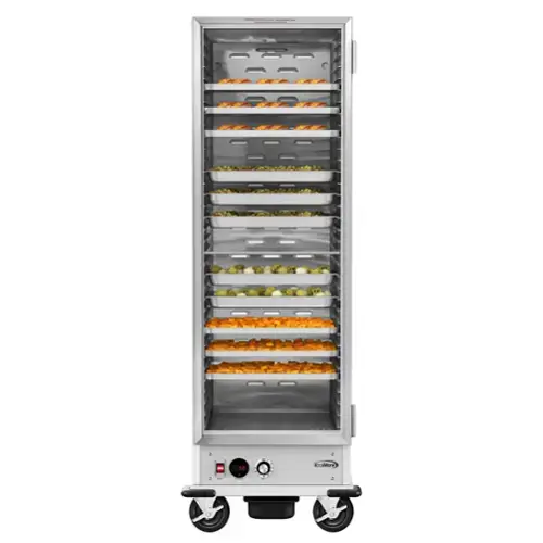 Front. Koolmore - 33 in. Commercial Non-Insulated Heated Holding Cabinet with 35-Pan Capacity and Glass Door in Silver (KM-CH36-SNGL) - Silver.