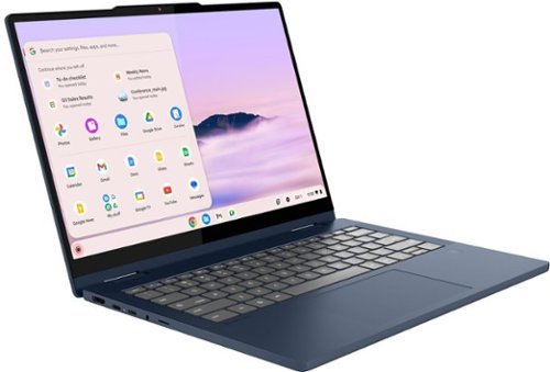 Lenovo Chromebook Plus 2-in-1 14 Full HD Touchscreen Laptop - Intel Core 3 Processor N355 - 8GB Memory - 128GB UFS - Cosmic Blue BUY IN EUROPE