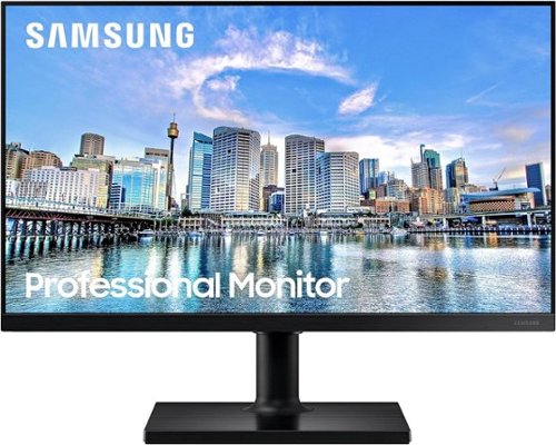 Samsung T45F 22" Borderless IPS Panel Adjustable Professional FHD Monitor (HDMI, USB, DisplayPort) - Black