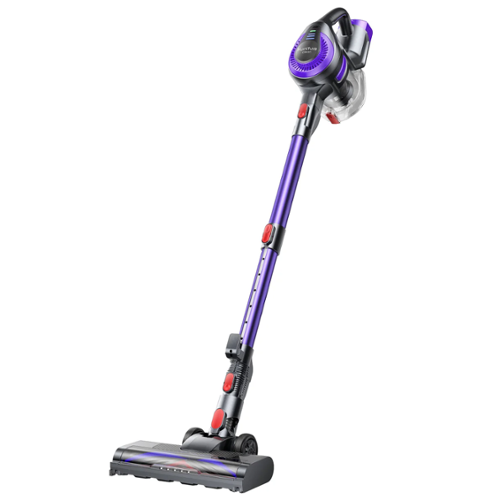 Honiture - Cordless Vacuum Cleaner Y10, 400W Powerful Cordless Stick Vacuum, 5 in 1 Lightweight Hand Vacuum with LED lights - purple-Front_Standard 