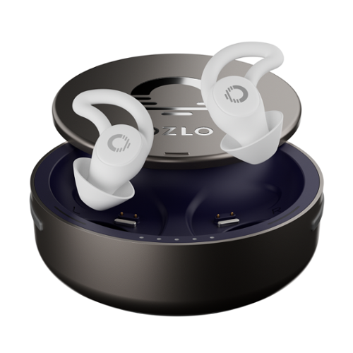 Ozlo - Sleepbuds – Snore-Blocking, Science-Backed Bluetooth Earbuds for Deep Sleep and Side-Sleeper Comfort - White-Front_Standard