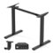 Costway - Electric Standing Desk Frame with LED Display Memory Positions for 40"-48" Desktop - Black-Front_Standard