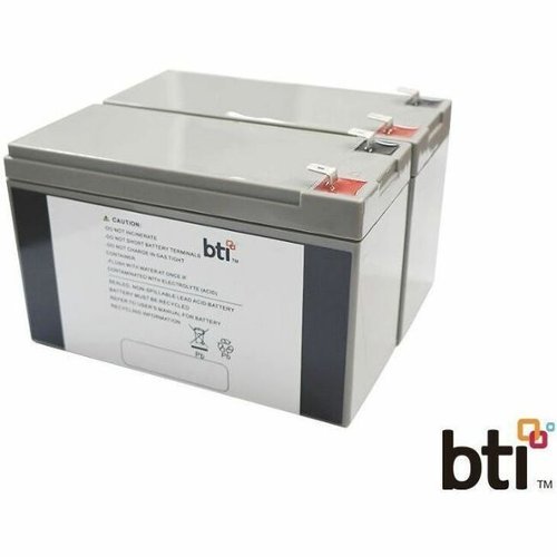 BTI Battery Tech - BTI RB1270X2C-BTI 12V 2-CELL LEAD ACID UPS BATTERY FOR CYBERPOWER RB1270X2C - Compatible OEM: RB1270X2C Model: - Unknown-Front_Standard 