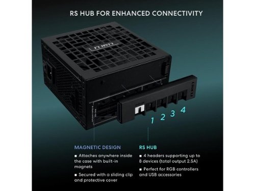 Lian Li RS 1000W Rotational Shift Modular PSU, 80+ Gold, USB Fan