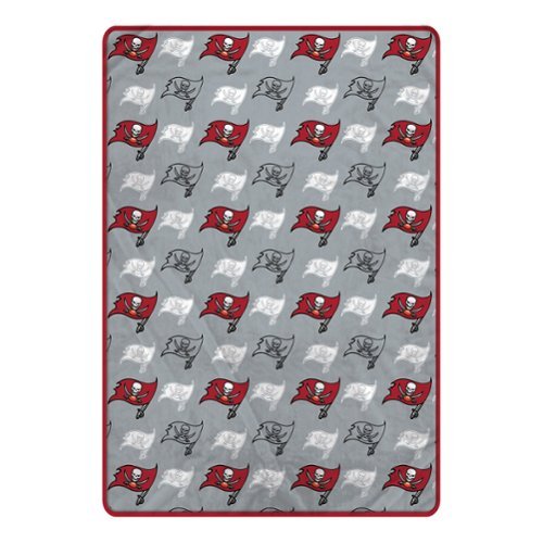 Pegasus - Tampa Bay Buccaneers 66" x 95" Oversized Logo Roll Ultra Cozy Blanket - Multicolor-Front_Standard 