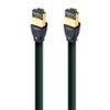 AudioQuest - Forest RJ/E 9.8' Digital Ethernet Cable with RJ45 to RJ45 Connectors - Black with Green Stripes-Front_Standard