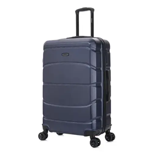 Front. DUKAP - Sense Lightweight Hardside Spinner Luggage 28" - BLUE.