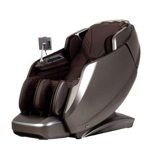 Osaki - Platinum - Avalon 4D Zero Gravity Massage Chair with AI Health Sensor - New Brown-Front_Standard 