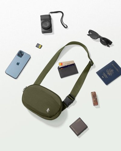 tomtoc SlingBean-T32 1.5L Sling Bag with RFID Blocking, Belt Bag Fanny Pack Waist Bag Crossbody Bag for Travel, Everyday - Green WHERE TO BUY